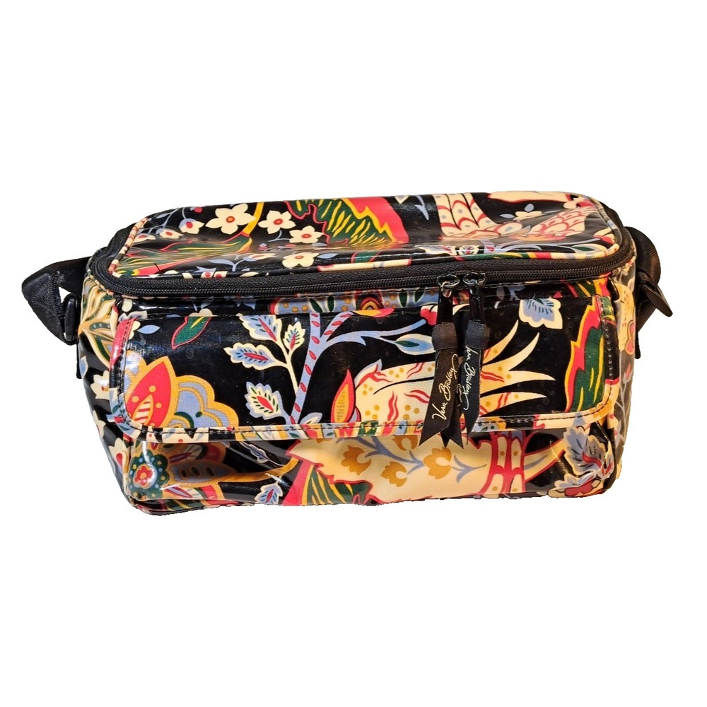 Vera Bradley Provencal Floral Insulated Lunch Cooler Bag Crossbody Strap